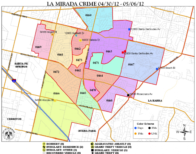 La MIrada Crime Summary April 30, 2012 – May 6, 2012 | La Mirada ...