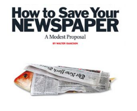 save newspaper