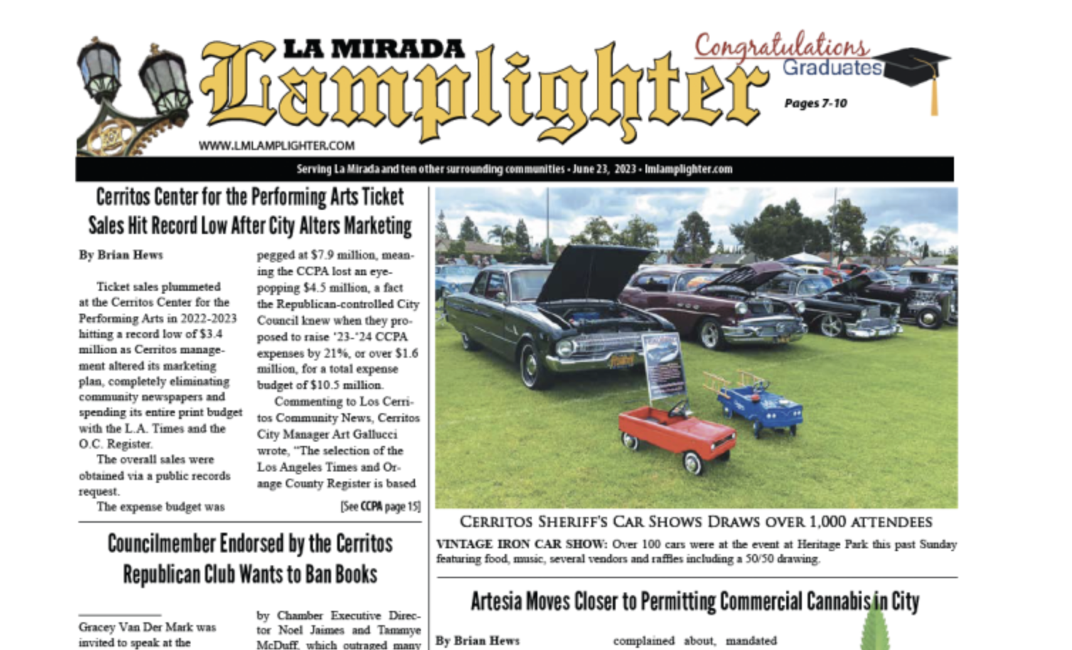 June 23, 2023 La Mirada Lamplighter eNewspaper La Mirada Lamplighter